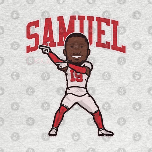 Deebo Samuel San Francisco Toon by Chunta_Design